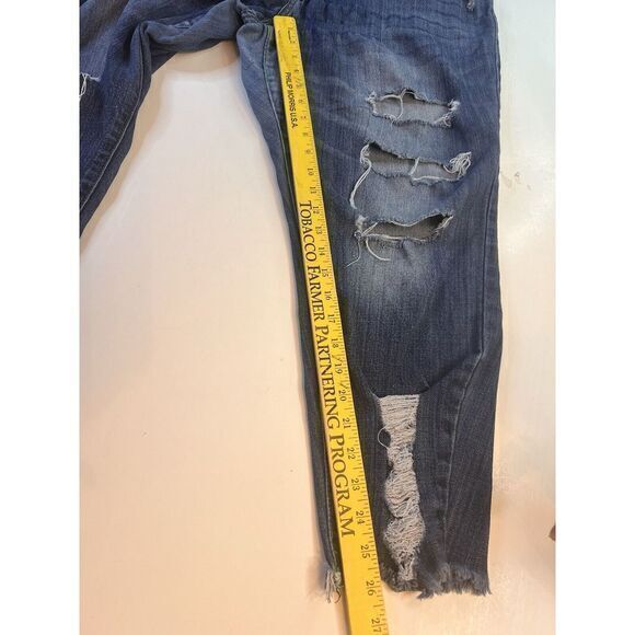 2003 Kancan Los Angeles Womens Jeans Size 3XL  Rips W38 Stretches To W44 C Pic‎ - Picture 5 of 13